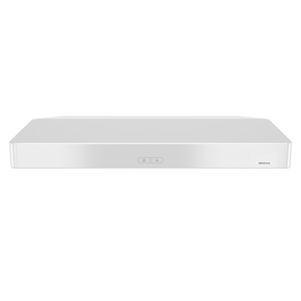 Broan-Nutone Tenaya II 30-in. Under Cabinet Convertible Range Hood with 300 CFM Blower and 3 Speed Control BNDF130WW - main